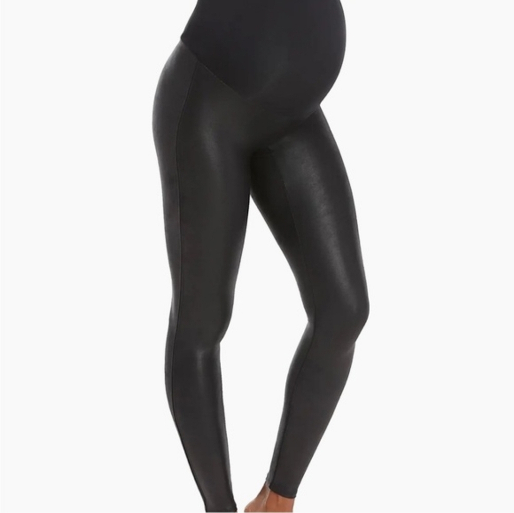 SPANX Shiny Maternity Leggings